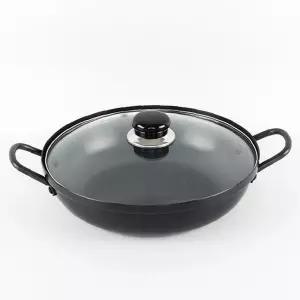 [유리뚜껑포함] [22cm] 샤브냄비 술안주 복전골 전골 찌개 경질 샤브 오댕 국산 냄비