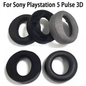 헤드셋스펀지 이어폼 소니 Sony 플레이스테이션 PS5 펄스 3D 무선 헤드폰 헤드셋용 교체 이어 패드 컵 이어