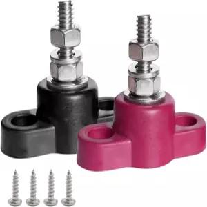 암퍼 1/4인치 파워 분배 블록 버스 바 12V 150A M6 싱글 스터드 배터리 정션 포스트 오토 보트용 해상