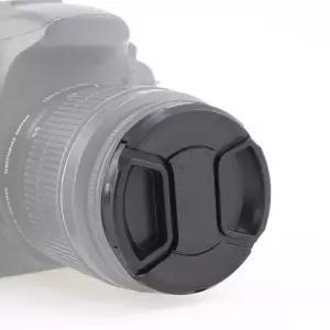 62mm 렌즈캡 DSLR 카메라 렌즈 호환 커버 케이스 미러리스 캠코더 보호 덮개 앞캡 뚜