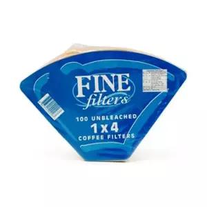 커피필터 FINE 1X4 100매 5인 커피여과지 7인용 드립 핸드 필터 용품 여과지 추출 커피