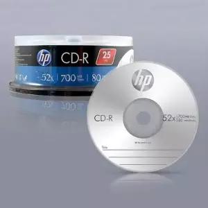 [제이큐]HP Media CD-R 52x 700MB 25p 케익 케이스