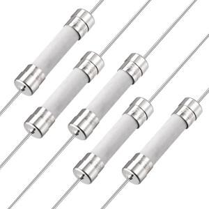세라믹 고속 블로우 튜브 퓨즈, 핀 포함, 6x30mm, 250V, 8A, 10A, 100PCs