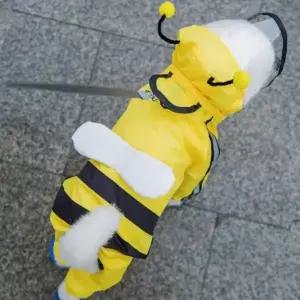 꿀벌 우비 우의 산책 반려견 옷 애견 강아지 강아지옷 강아지패딩