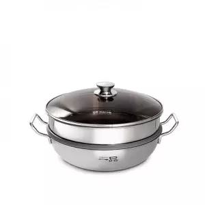 [제이큐]통3중 스텐 찜냄비 찜솥 24cm 스텐찜기