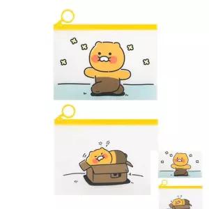 더아이 캐릭터 PVC 파우치 투명 비닐파우치백