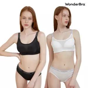 원더브라Wonderbra 스포츠 메쉬 노와이어 브라