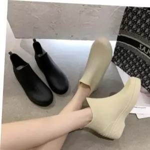 여성장화 장마신발 레인부츠 미들부츠 여름신발 2컬러