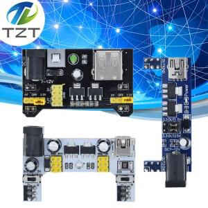 MB-102 무납땜 브레드보드 전원 공급 장치 모듈 양방향 화이트 전용 3.3V 5V