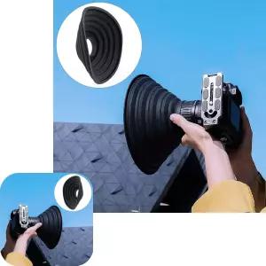마이한 미러리스 DSLR 카메라 렌즈용품 반사광 제거 스커트 후드 커버