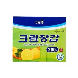 비닐 위생 장갑 200매 입 주방 청소용
