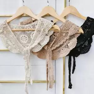 카라장식 페이크 머플러 페이크카라 목도리 넥레이스 카라