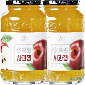사과쨈 베이킹 와플크림 애플파이 재료 토핑 사과잼 1KG 2개
