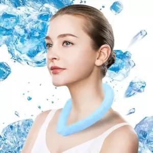[지니온]포인트 스카프 캐주얼 데이트룩 여름