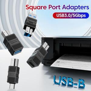 USB-B3.0 프린터 어댑터 남성-타입C/USB 여성 하드 드라이브 기본 데이터 전송 타입C