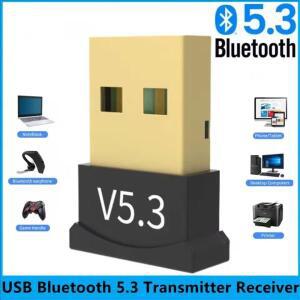 USB 블루투스 5.3 어댑터 송신기 수신기 동글 무선 5.1 컴퓨터 PC PC 노트북 용 오디오