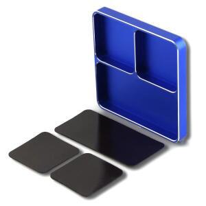 RS 98x98x11mm CNC 알루미늄 자석 나사 트레이 너트 개스킷 보관 도구 RC 자동차 보트 비행기 모델용