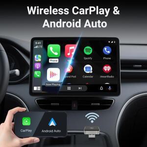 2in1 유선 무선 CarPlay 안드로이드 호환 오토 어댑터 OEM 차량 스테레오용 USB 동글 미니 박스 플러그앤