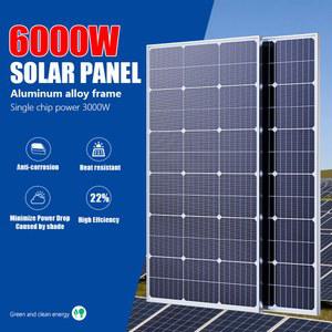 휴대용 보조배터리 유연한 충전 야외 태양 전지 6000W 태양 전지판 18V 고효율 3KW 배터리 가정용 RV 캠핑