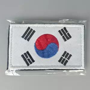 대한민국 태극기 와펜 패치 찍찍이 의류 가방 모자