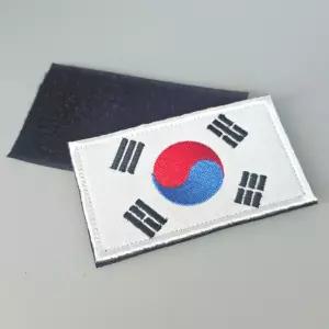 대한민국 태극기 와펜 패치 찍찍이