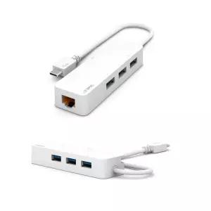 USB C 유선 기가 랜카드 허브 3포트 U1003C