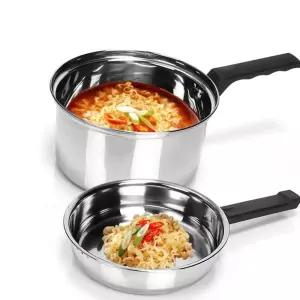 키친아트 라면냄비16cm 뚜껑 냄비형