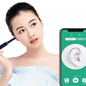 아우라 스마트 LED 내시경 귀클리너 화이트