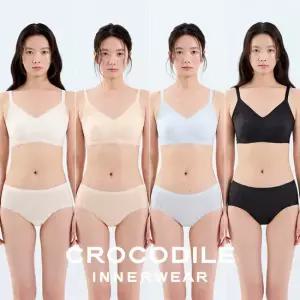 크로커다일 쿨라이트 실키핏 일체형 스트랩 브라팬티 8종세트 CDW6N46474849_T