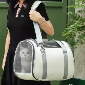 고양이 이동장 반려동물 강아지 휴대용 슬링백 토끼 켄넬 가방 강아지 가방 케이지 이동 켄넬 장 애견