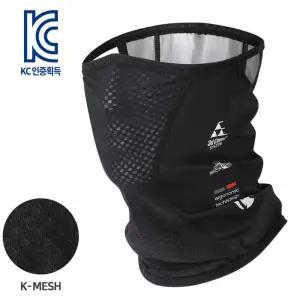 K-매쉬 마스크 비앙코 네로 냉감 메쉬 스포츠 레저용 등산 자전거 패션 운동용