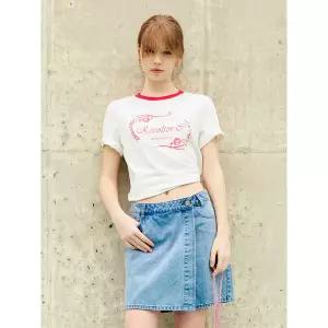 [CC콜렉트](천안아산점)링거 프린트 티_C262PSM059