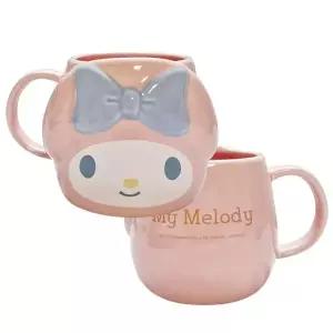 산리오 입체 도자기 머그컵 마이멜로디 390ml 1P 물컵 도자기찻잔