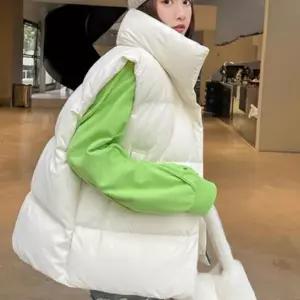 아웃핏 레이어드 볼륨 패딩 3컬러 여성 여자조끼 쉐입 여성베스트 베스트