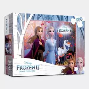 퍼즐 라이프 500P 겨울왕국2 D518직소 취미 작품 그림 조각 집콕 연말선물 캐릭터 애니메이션 에니메이션