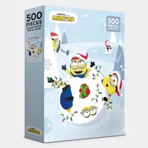 퍼즐 라이프 500P 미니언즈 크리스마스 AL5330에니메이션 만화 직소 취미 작품 그림 조각 집콕 연말선물 미
