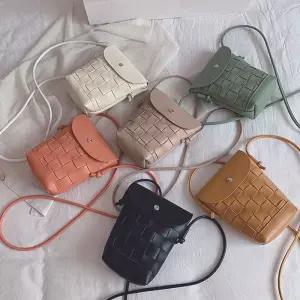 DIY 가죽공예 체크 미니 크로스백 만들기 6종 택1백만들기 가방만들기 키트 패키지 백만들기