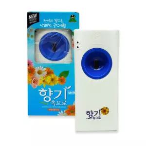 산도깨비 자동 향분사기 전자식 향캔 방제 악취사무실 화장실 원룸 벽걸이 제거