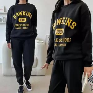 바지 여자 라운드넥 여성 츄리닝 조거 착용감 기모 좋은 트레이닝복 세트 추리닝 안감