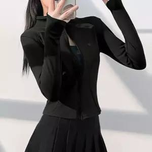 여성 2컬러 트레이닝 슬림핏 스포츠웨어 집업패션 기모 여자 운동 집업