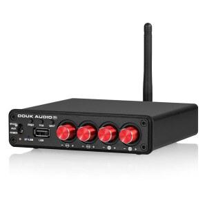 4채널 블루투스 앰프 50W X 4 오디오 파워 하이파이 홈 스테레오 스피커 리시버 [DOUK AUDIO M4]