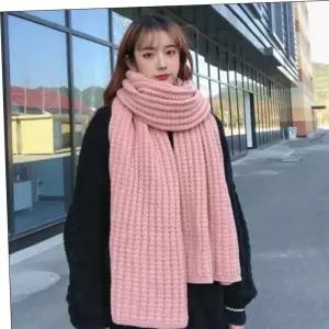 여자목도리 니트머플러 겨울 목도리 컬러 단색 6컬러 넥워머 남녀