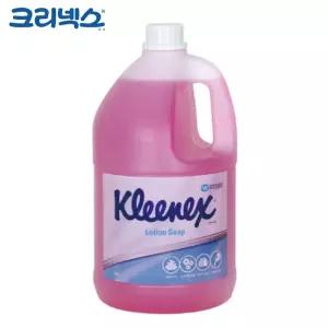 크리넥스 핸드워시 로션 솝 플로럴향 4L x 1개 비누 손세정제 물비누 액상형