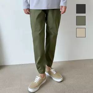 남성 편안한 허리밴딩 끈조절 데일리 조거 바지하의 팬츠 통넓은트레이닝복 여자슬랙스 남자 기모 겨울 츄