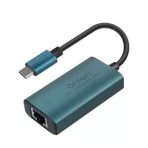 C타입 기가비트 유선랜카드 RJ45 인터넷 이더넷 컨버터 2.5GbpsRJ45변환젠더 케이블 LAN 네트워크 가케이