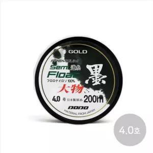 도도 묵 도사 200m 원줄 4.0호 세미플로트 나일론바다낚시 민물 낚시용 취미생활 용품 악세사리 낚싯 나일