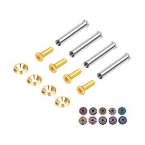 25MM 4pcs 방열 팬 나사 데스크탑 컴퓨터 PC 케이스 미화 고정 섀시 DIY 냉각