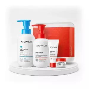 [선물기획] 아토팜 에센셜 세트(로션200ml+워시300ml)+(로션20ml+크림8ml)