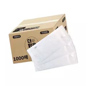 무지 업소용 물티슈 개별 포장 50T 1000매