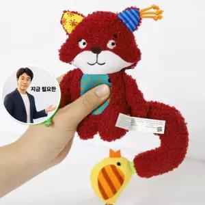 지금 필요한 강아지 인형 바스락 삑삑이 1P 애착 다람쥐 터그놀이 소리나는강아지인형